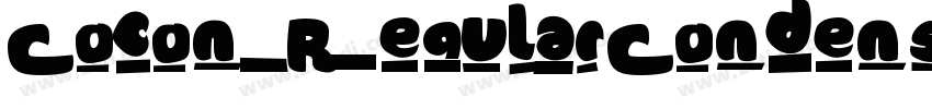 Cocon RegularCondens字体转换